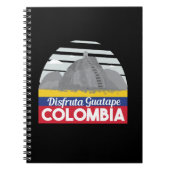 Kolumbien Guatape Vintage Travel Notizblock (Vorderseite)