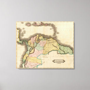 Kolumbien, Guayana Leinwanddruck