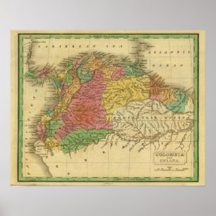 Kolumbien, Guayana Poster