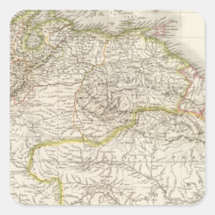 Kolumbien, Guyana - Kolumbien Quadratischer Aufkleber