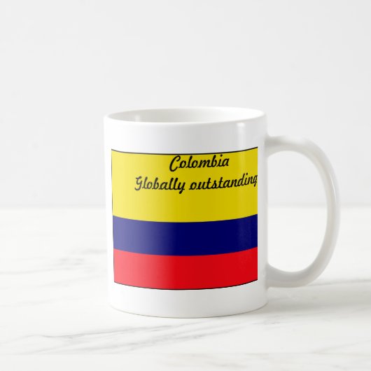 Kolumbien: herausragender Fußball Kaffeetasse (Rechts)