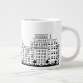 Kolumbien Höhen Nostalgische Kaffee-Tasse Jumbo-Tasse (Rechts)