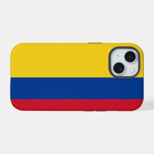 Kolumbien iPhone 15 Hülle (Rückseite (Horizontal))