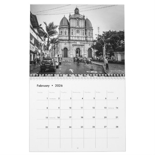 Kolumbien Kalender (Feb 2026)
