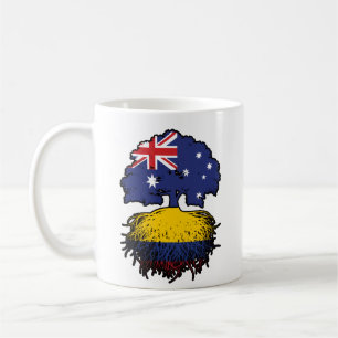 Kolumbien Kolumbien Australien Tree Roots Kaffeetasse