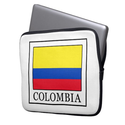 Kolumbien Laptopschutzhülle (Vorderseite Links)