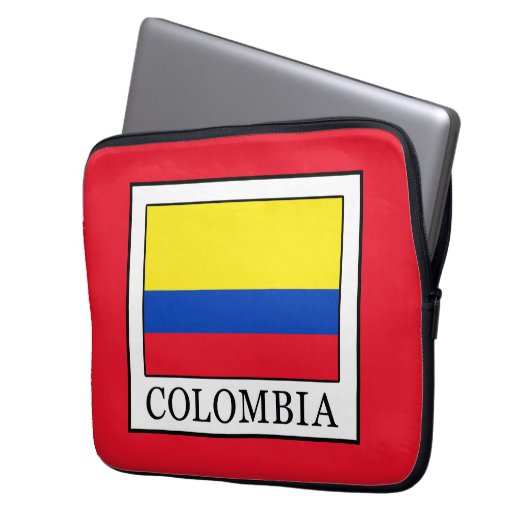 Kolumbien Laptopschutzhülle (Vorderseite Links)