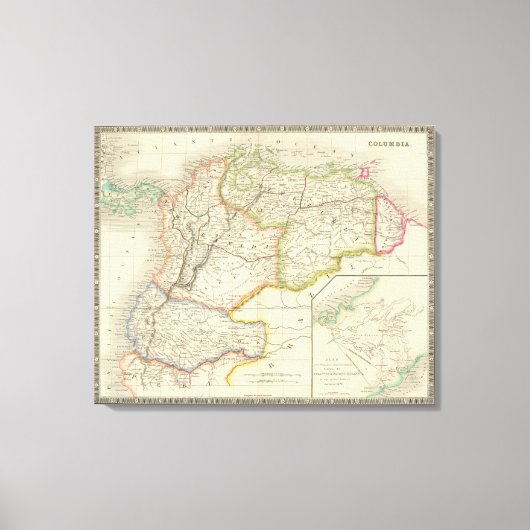 Kolumbien Leinwanddruck (Vorderseite)