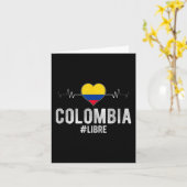 Kolumbien #libre Colombia Libre Flag Kolumbianisch Karte (Gelbe Blume)