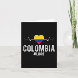 Kolumbien #libre Colombia Libre Flag Kolumbianisch Karte