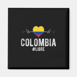 Kolumbien #libre Kolumbien Freie Flagge Kolumbiani Magnet