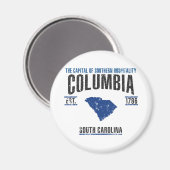 Kolumbien Magnet (Vorderseite/Rückseite)