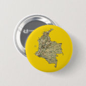 Kolumbien Map Button (Vorne & Hinten)