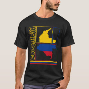 Kolumbien Map Shirt, Kolumbien T-Shirt, Geschenk f T-Shirt