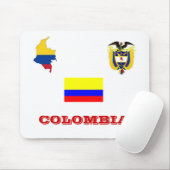 KOLUMBIEN-Mausunterlage Mousepad (Mit Mouse)