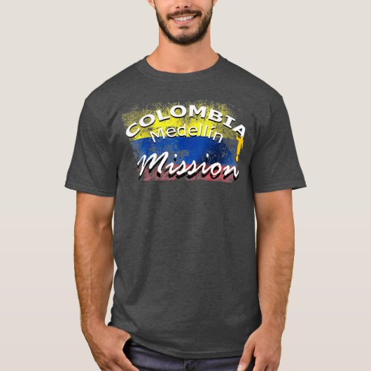Kolumbien Medellin Mormon LDS-Mission T-Shirt (Vorderseite)