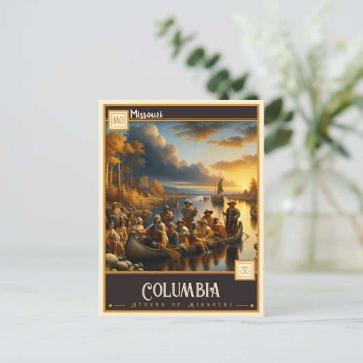 Kolumbien, Missouri | VINTAG Postkarte (Stehend Vorderseite)