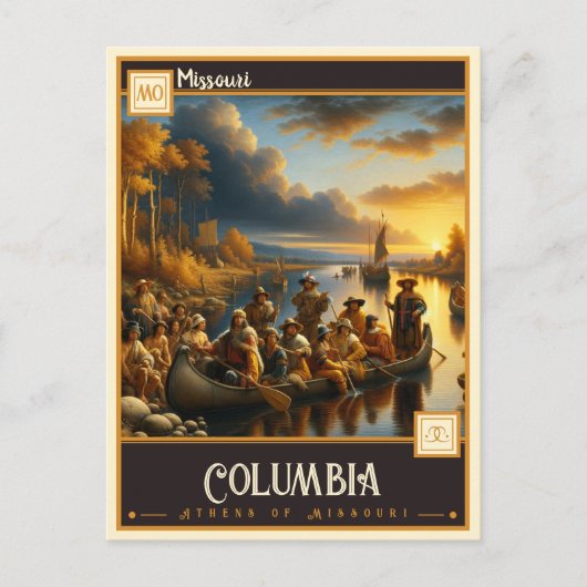 Kolumbien, Missouri | VINTAG Postkarte (Vorderseite)