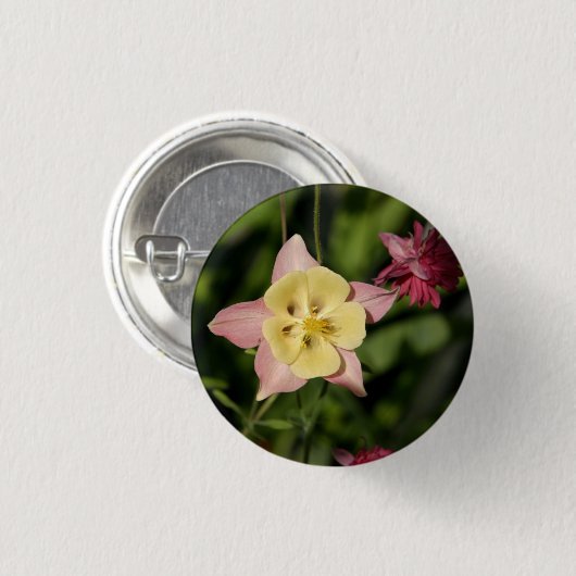 Kolumbien mit Star Shaped Blätter Button (Vorne & Hinten)