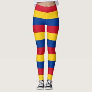 Kolumbien Nationalflagge Farben Leggings Gestreift