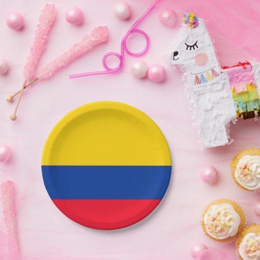 Kolumbien Pappteller (Party)
