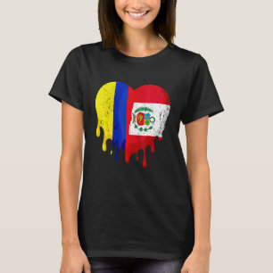 Kolumbien Peru Flaggen Mitbürger Grown Patriot Cou T-Shirt