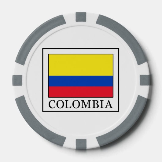 Kolumbien Pokerchips (Vorderseite)