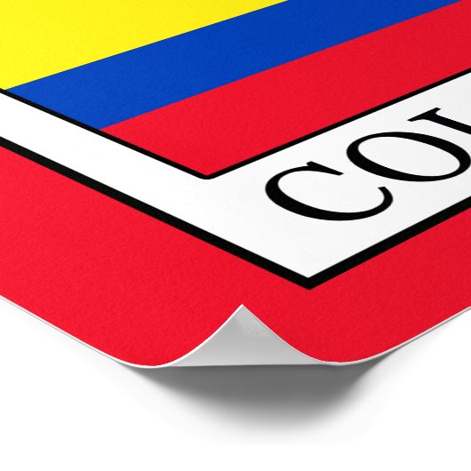 Kolumbien Poster (Ecke)