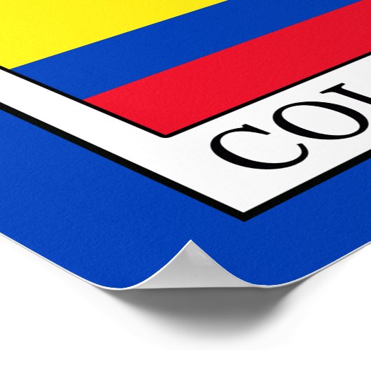 Kolumbien Poster (Ecke)