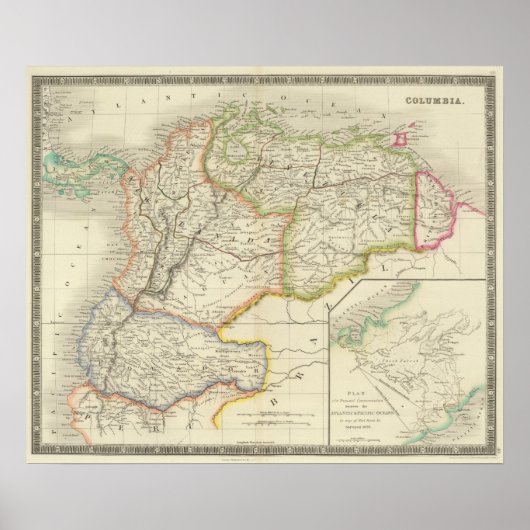 Kolumbien Poster (Vorne)