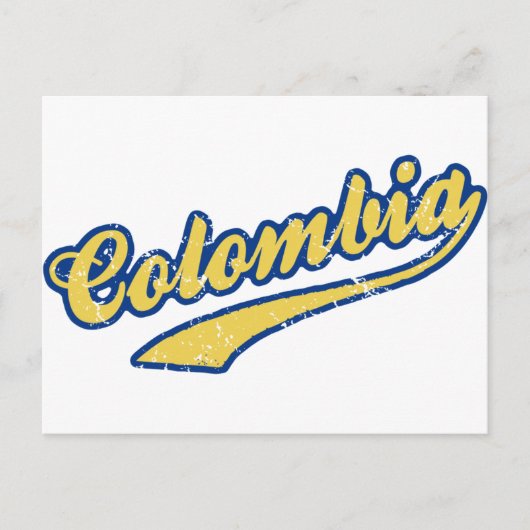 Kolumbien Postkarte (Vorderseite)