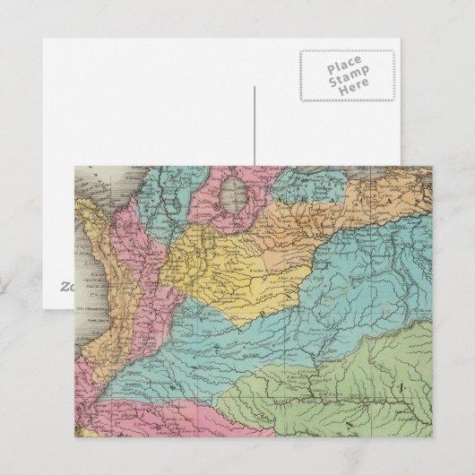 Kolumbien Postkarte (Vorne/Hinten)