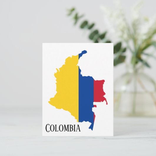 Kolumbien Postkarte (Stehend Vorderseite)