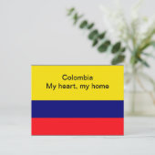 Kolumbien Postkarte (Stehend Vorderseite)