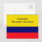 Kolumbien Postkarte (Vorne/Hinten)