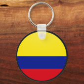 Kolumbien: Qualitätsflaggenzirkel Schlüsselanhänger (Vorderseite)