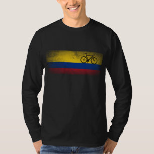 Kolumbien Radfahren kolumbianische Fahne Racing Ge T-Shirt