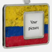 Kolumbien Rahmen-Ornament Silber (Rechts)