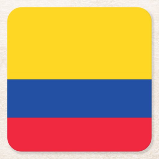 Kolumbien Rechteckiger Pappuntersetzer (Vorderseite)