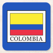 Kolumbien Rechteckiger Pappuntersetzer (Vorderseite)