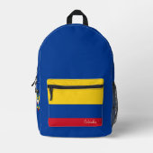 Kolumbien, Rucksack, kolumbianische Flagge / patri Bedruckter Rucksack (Vorderseite)