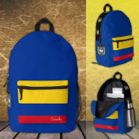 Kolumbien, Rucksack, kolumbianische Flagge / patri