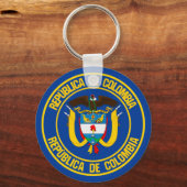 Kolumbien-Runde Schlüsselanhänger (Vorderseite)