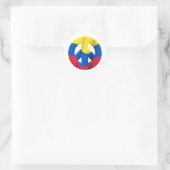 Kolumbien Runder Aufkleber (Tasche)