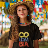 Kolumbien Rustikale Flagge