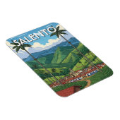 Kolumbien Salento Magnet (Rechte Seite)