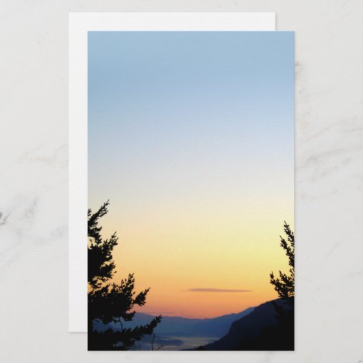 Kolumbien-Schlucht-Sonnenaufgang-Briefpapier Briefpapier (Vorne/Hinten)