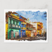 Kolumbien Schöne Öllandschaft Postkarte (Vorderseite)