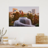 Kolumbien, South Carolina Downtown Poster (Küche)