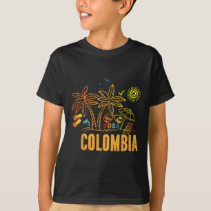 Kolumbien Souvenirs Urlaub 2025 Familienreise Freu T-Shirt